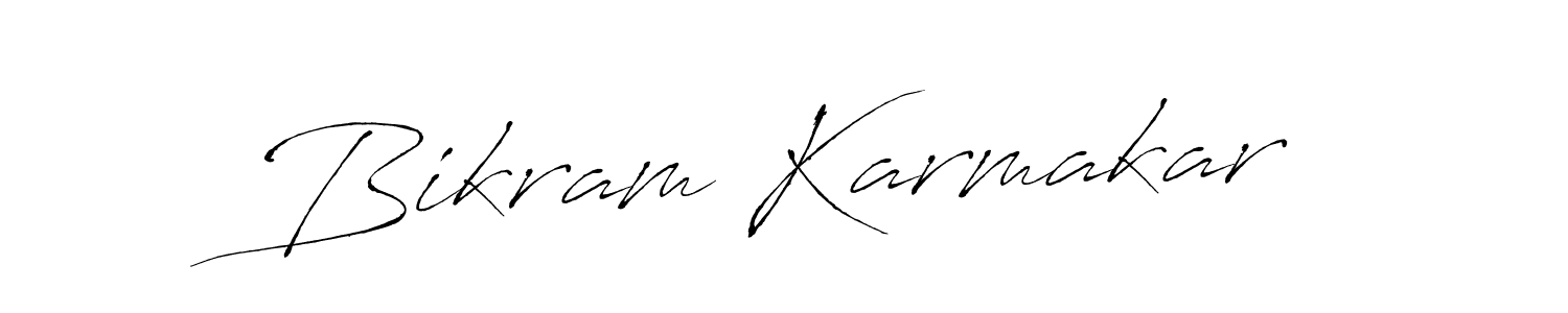 Bikram Karmakar stylish signature style. Best Handwritten Sign (Antro_Vectra) for my name. Handwritten Signature Collection Ideas for my name Bikram Karmakar. Bikram Karmakar signature style 6 images and pictures png