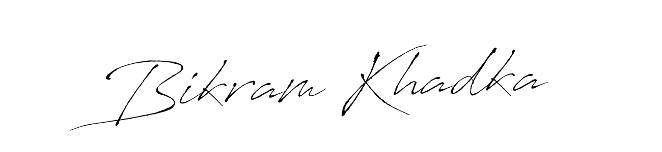 You should practise on your own different ways (Antro_Vectra) to write your name (Bikram Khadka) in signature. don't let someone else do it for you. Bikram Khadka signature style 6 images and pictures png
