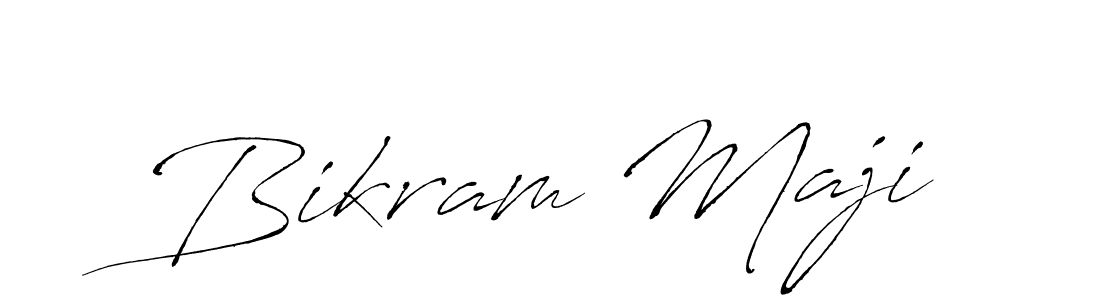 Create a beautiful signature design for name Bikram Maji. With this signature (Antro_Vectra) fonts, you can make a handwritten signature for free. Bikram Maji signature style 6 images and pictures png