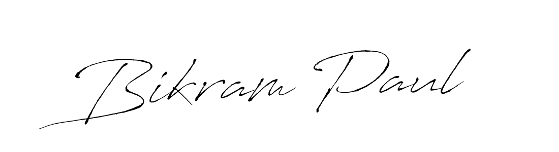 Antro_Vectra is a professional signature style that is perfect for those who want to add a touch of class to their signature. It is also a great choice for those who want to make their signature more unique. Get Bikram Paul name to fancy signature for free. Bikram Paul signature style 6 images and pictures png