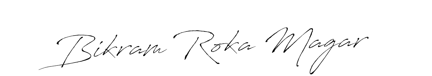You can use this online signature creator to create a handwritten signature for the name Bikram Roka Magar. This is the best online autograph maker. Bikram Roka Magar signature style 6 images and pictures png