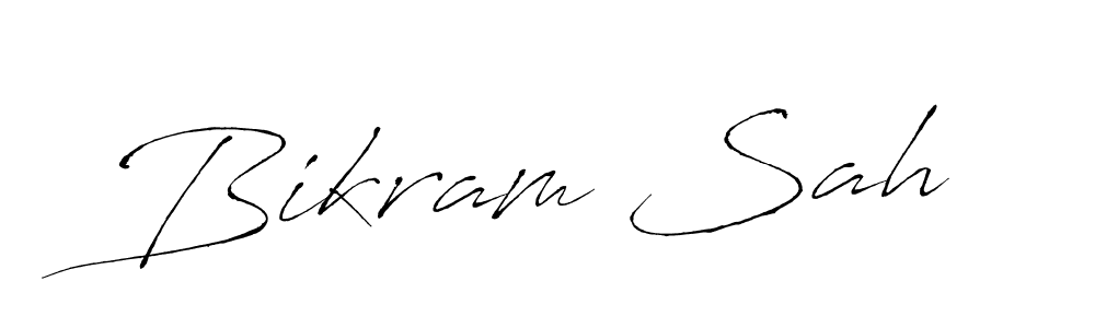 Also we have Bikram Sah name is the best signature style. Create professional handwritten signature collection using Antro_Vectra autograph style. Bikram Sah signature style 6 images and pictures png