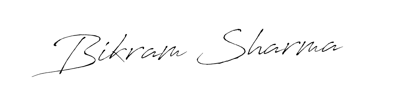 Bikram Sharma stylish signature style. Best Handwritten Sign (Antro_Vectra) for my name. Handwritten Signature Collection Ideas for my name Bikram Sharma. Bikram Sharma signature style 6 images and pictures png