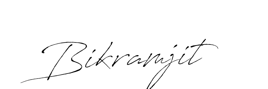 You should practise on your own different ways (Antro_Vectra) to write your name (Bikramjit) in signature. don't let someone else do it for you. Bikramjit signature style 6 images and pictures png