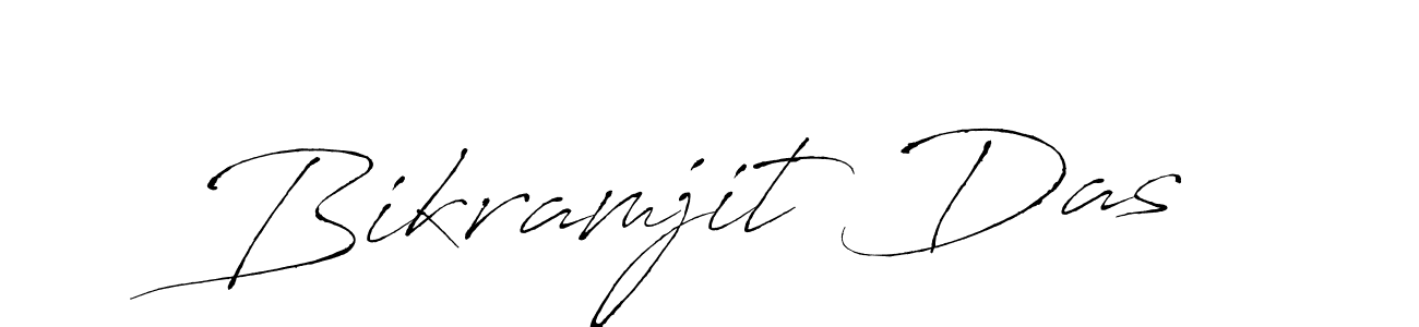 Antro_Vectra is a professional signature style that is perfect for those who want to add a touch of class to their signature. It is also a great choice for those who want to make their signature more unique. Get Bikramjit Das name to fancy signature for free. Bikramjit Das signature style 6 images and pictures png