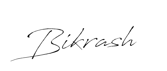 Use a signature maker to create a handwritten signature online. With this signature software, you can design (Antro_Vectra) your own signature for name Bikrash. Bikrash signature style 6 images and pictures png