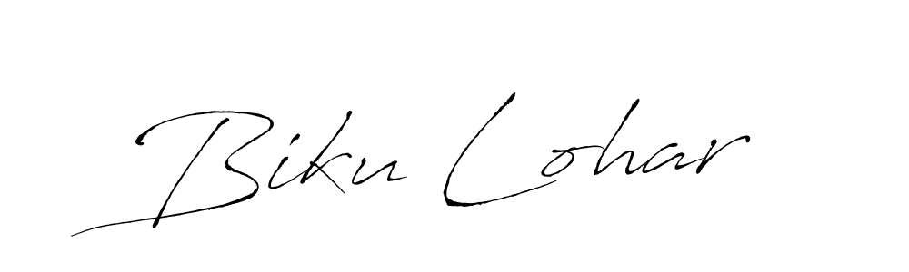 Biku Lohar stylish signature style. Best Handwritten Sign (Antro_Vectra) for my name. Handwritten Signature Collection Ideas for my name Biku Lohar. Biku Lohar signature style 6 images and pictures png