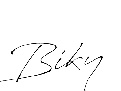 Also we have Biky name is the best signature style. Create professional handwritten signature collection using Antro_Vectra autograph style. Biky signature style 6 images and pictures png