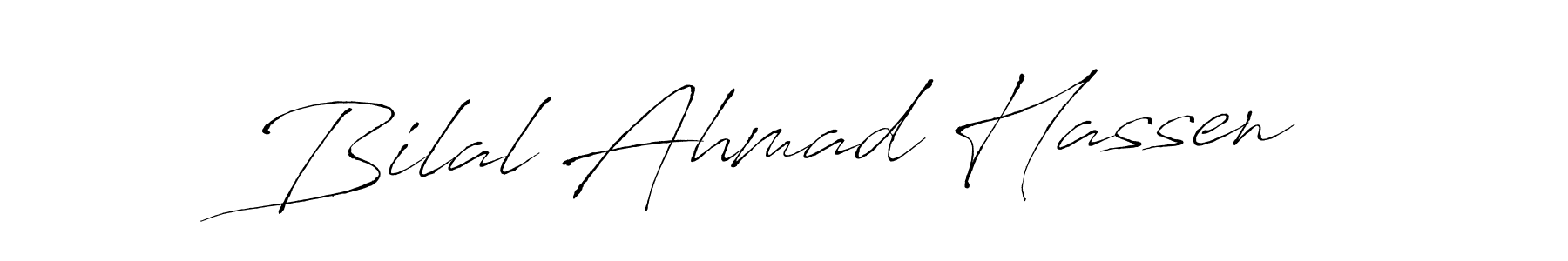How to Draw Bilal Ahmad Hassen signature style? Antro_Vectra is a latest design signature styles for name Bilal Ahmad Hassen. Bilal Ahmad Hassen signature style 6 images and pictures png