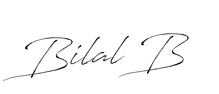 How to make Bilal B name signature. Use Antro_Vectra style for creating short signs online. This is the latest handwritten sign. Bilal B signature style 6 images and pictures png
