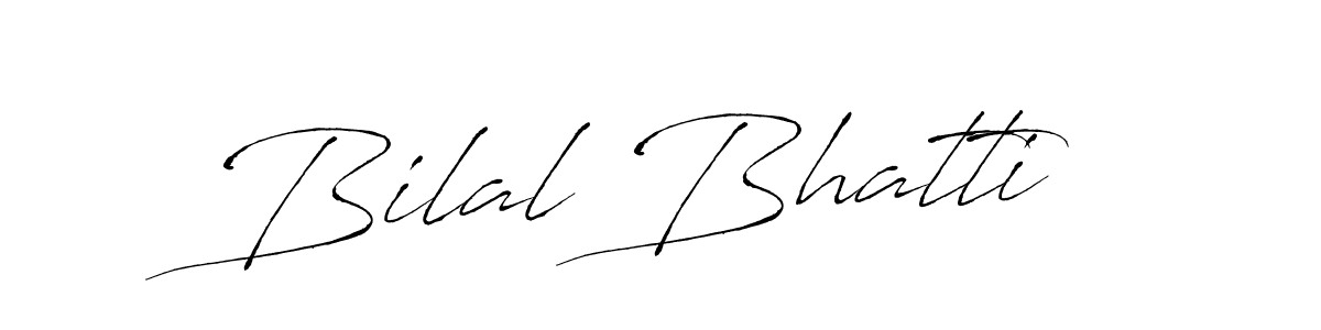 Use a signature maker to create a handwritten signature online. With this signature software, you can design (Antro_Vectra) your own signature for name Bilal Bhatti. Bilal Bhatti signature style 6 images and pictures png