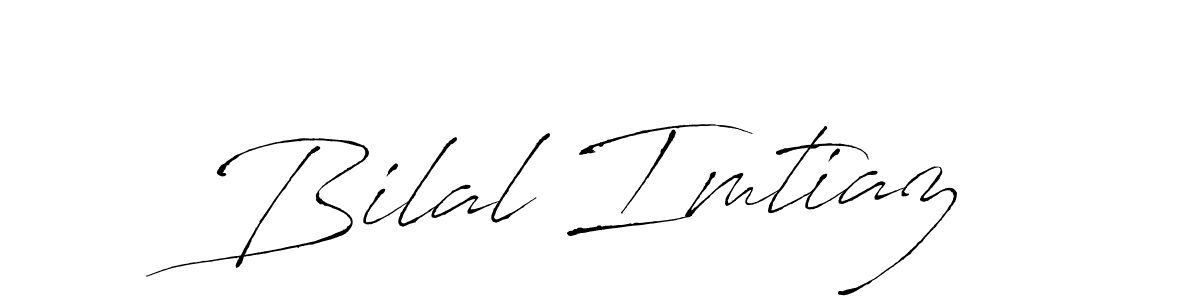 Bilal Imtiaz stylish signature style. Best Handwritten Sign (Antro_Vectra) for my name. Handwritten Signature Collection Ideas for my name Bilal Imtiaz. Bilal Imtiaz signature style 6 images and pictures png