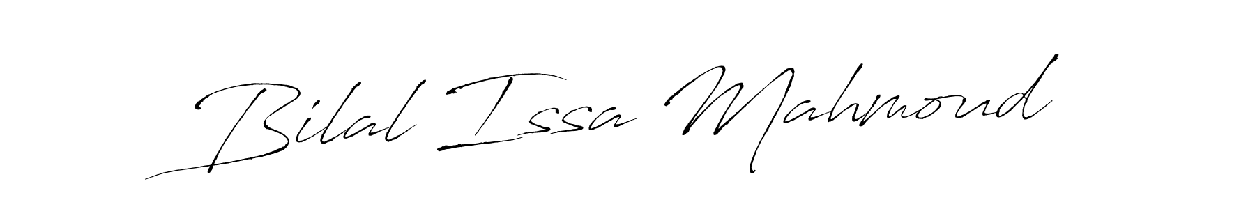 Make a beautiful signature design for name Bilal Issa Mahmoud. With this signature (Antro_Vectra) style, you can create a handwritten signature for free. Bilal Issa Mahmoud signature style 6 images and pictures png