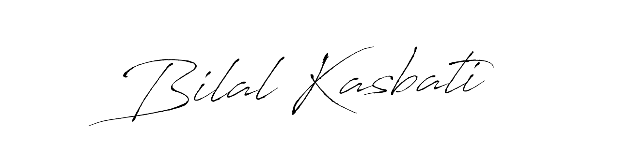 Design your own signature with our free online signature maker. With this signature software, you can create a handwritten (Antro_Vectra) signature for name Bilal Kasbati. Bilal Kasbati signature style 6 images and pictures png