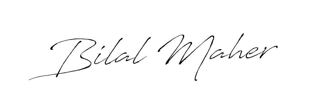 Make a beautiful signature design for name Bilal Maher. Use this online signature maker to create a handwritten signature for free. Bilal Maher signature style 6 images and pictures png