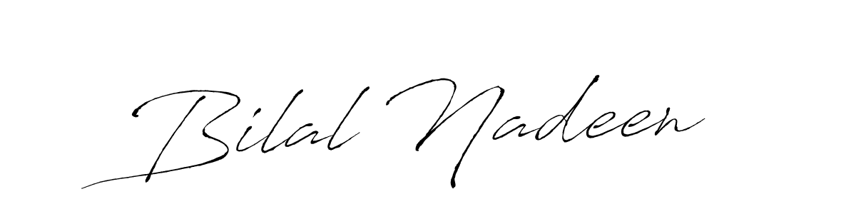 Make a beautiful signature design for name Bilal Nadeen. Use this online signature maker to create a handwritten signature for free. Bilal Nadeen signature style 6 images and pictures png