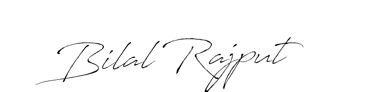 Similarly Antro_Vectra is the best handwritten signature design. Signature creator online .You can use it as an online autograph creator for name Bilal Rajput. Bilal Rajput signature style 6 images and pictures png