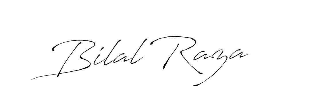 Also we have Bilal Raza  name is the best signature style. Create professional handwritten signature collection using Antro_Vectra autograph style. Bilal Raza  signature style 6 images and pictures png