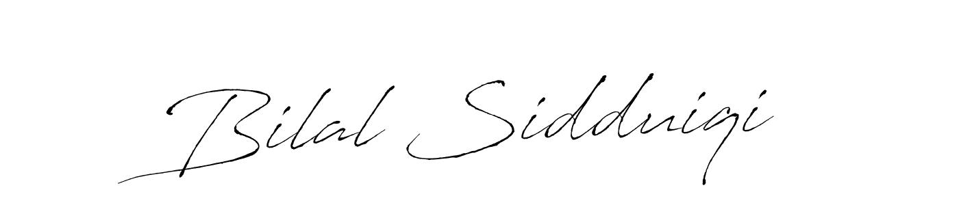 Also we have Bilal Sidduiqi name is the best signature style. Create professional handwritten signature collection using Antro_Vectra autograph style. Bilal Sidduiqi signature style 6 images and pictures png