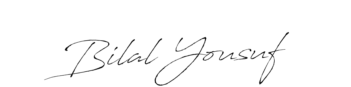 Make a short Bilal Yousuf signature style. Manage your documents anywhere anytime using Antro_Vectra. Create and add eSignatures, submit forms, share and send files easily. Bilal Yousuf signature style 6 images and pictures png