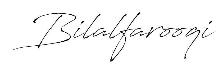 Achieve flawless digital penmanship with Bilalfarooqi name in Antro_Vectra font. The perfect tool for creating online signatures. Bilalfarooqi signature style 6 images and pictures png