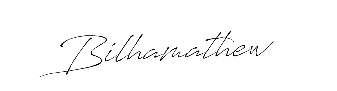 You should practise on your own different ways (Antro_Vectra) to write your name (Bilhamathew) in signature. don't let someone else do it for you. Bilhamathew signature style 6 images and pictures png