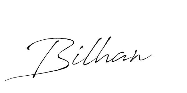 Create a beautiful signature design for name Bilhan. With this signature (Antro_Vectra) fonts, you can make a handwritten signature for free. Bilhan signature style 6 images and pictures png