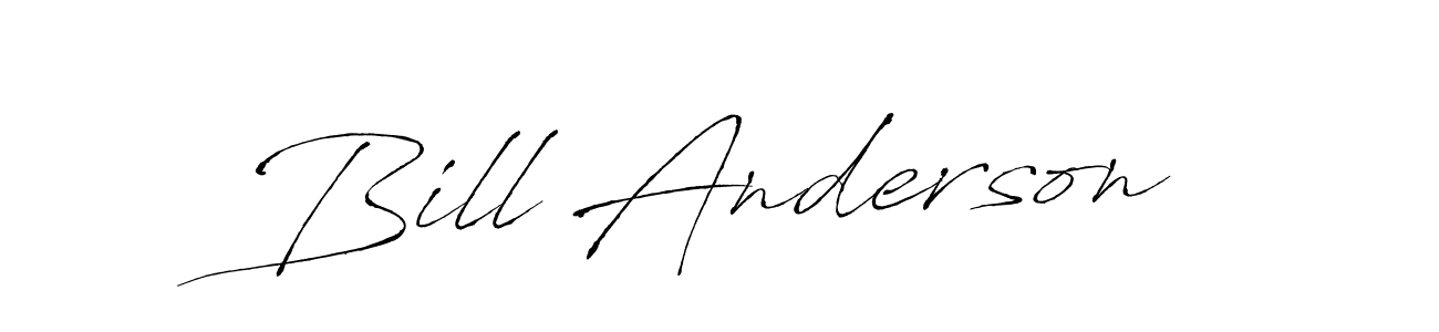 if you are searching for the best signature style for your name Bill Anderson. so please give up your signature search. here we have designed multiple signature styles  using Antro_Vectra. Bill Anderson signature style 6 images and pictures png