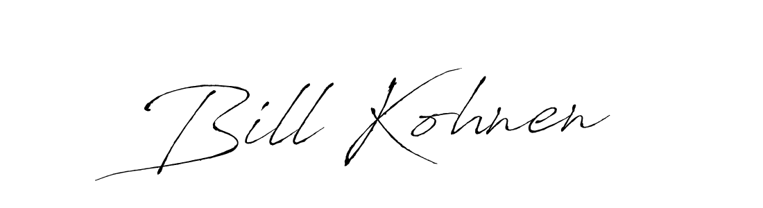 Antro_Vectra is a professional signature style that is perfect for those who want to add a touch of class to their signature. It is also a great choice for those who want to make their signature more unique. Get Bill Kohnen name to fancy signature for free. Bill Kohnen signature style 6 images and pictures png