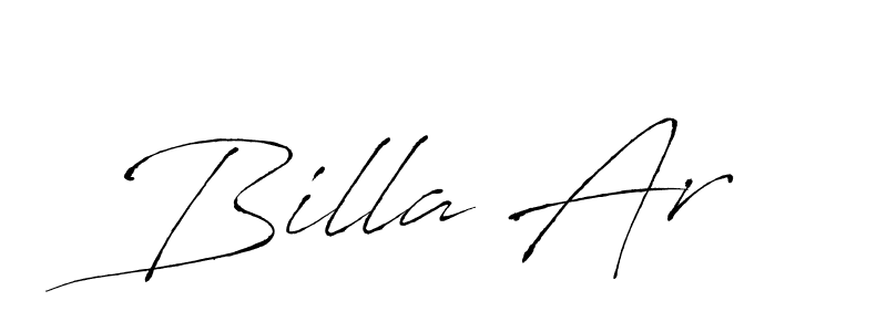 Make a beautiful signature design for name Billa Ar. Use this online signature maker to create a handwritten signature for free. Billa Ar signature style 6 images and pictures png