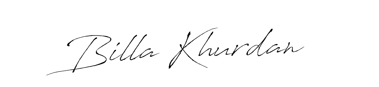 Similarly Antro_Vectra is the best handwritten signature design. Signature creator online .You can use it as an online autograph creator for name Billa Khurdan. Billa Khurdan signature style 6 images and pictures png