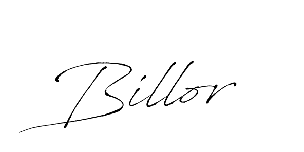 Create a beautiful signature design for name Billor. With this signature (Antro_Vectra) fonts, you can make a handwritten signature for free. Billor signature style 6 images and pictures png