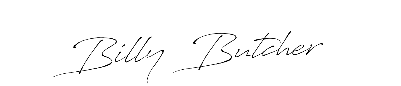 The best way (Antro_Vectra) to make a short signature is to pick only two or three words in your name. The name Billy  Butcher include a total of six letters. For converting this name. Billy  Butcher signature style 6 images and pictures png