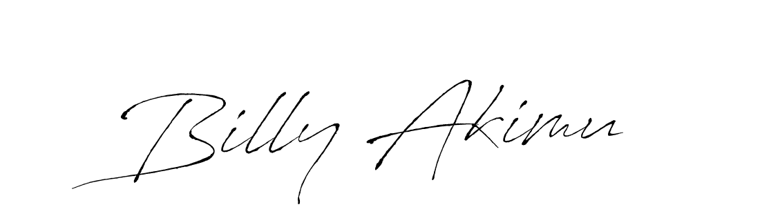 Use a signature maker to create a handwritten signature online. With this signature software, you can design (Antro_Vectra) your own signature for name Billy Akimu. Billy Akimu signature style 6 images and pictures png