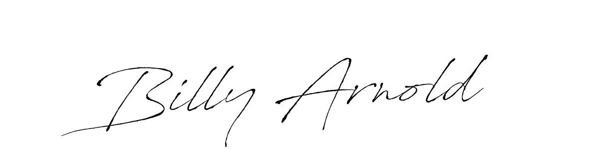 Design your own signature with our free online signature maker. With this signature software, you can create a handwritten (Antro_Vectra) signature for name Billy Arnold. Billy Arnold signature style 6 images and pictures png