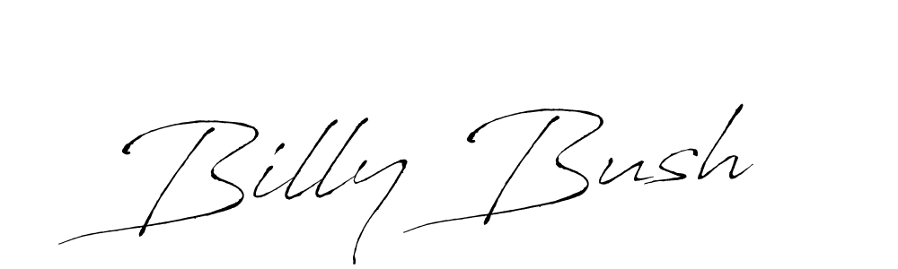 Design your own signature with our free online signature maker. With this signature software, you can create a handwritten (Antro_Vectra) signature for name Billy Bush. Billy Bush signature style 6 images and pictures png