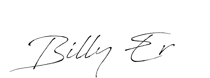 It looks lik you need a new signature style for name Billy Er. Design unique handwritten (Antro_Vectra) signature with our free signature maker in just a few clicks. Billy Er signature style 6 images and pictures png