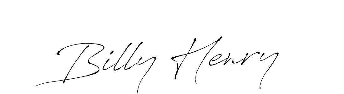 Make a beautiful signature design for name Billy Henry. With this signature (Antro_Vectra) style, you can create a handwritten signature for free. Billy Henry signature style 6 images and pictures png