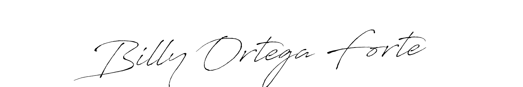 Also we have Billy Ortega Forte name is the best signature style. Create professional handwritten signature collection using Antro_Vectra autograph style. Billy Ortega Forte signature style 6 images and pictures png