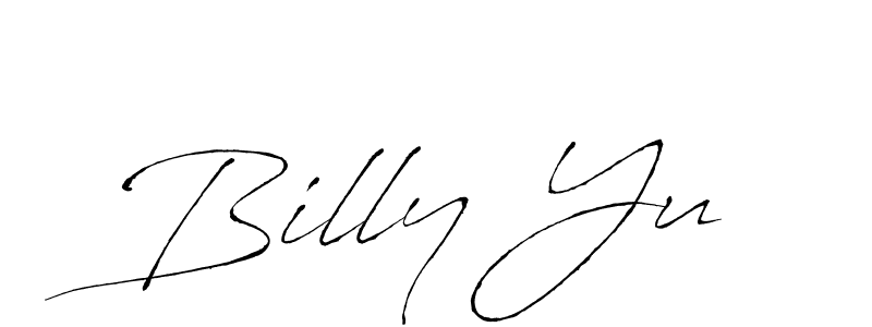 Create a beautiful signature design for name Billy Yu. With this signature (Antro_Vectra) fonts, you can make a handwritten signature for free. Billy Yu signature style 6 images and pictures png