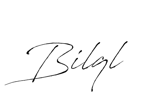 You should practise on your own different ways (Antro_Vectra) to write your name (Bilql) in signature. don't let someone else do it for you. Bilql signature style 6 images and pictures png