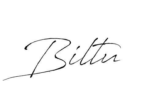 Create a beautiful signature design for name Biltu. With this signature (Antro_Vectra) fonts, you can make a handwritten signature for free. Biltu signature style 6 images and pictures png