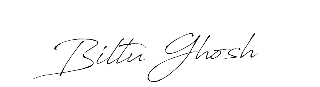 Create a beautiful signature design for name Biltu Ghosh. With this signature (Antro_Vectra) fonts, you can make a handwritten signature for free. Biltu Ghosh signature style 6 images and pictures png