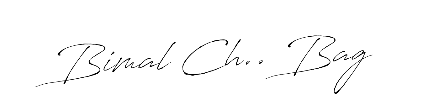 Make a beautiful signature design for name Bimal Ch.. Bag. With this signature (Antro_Vectra) style, you can create a handwritten signature for free. Bimal Ch.. Bag signature style 6 images and pictures png