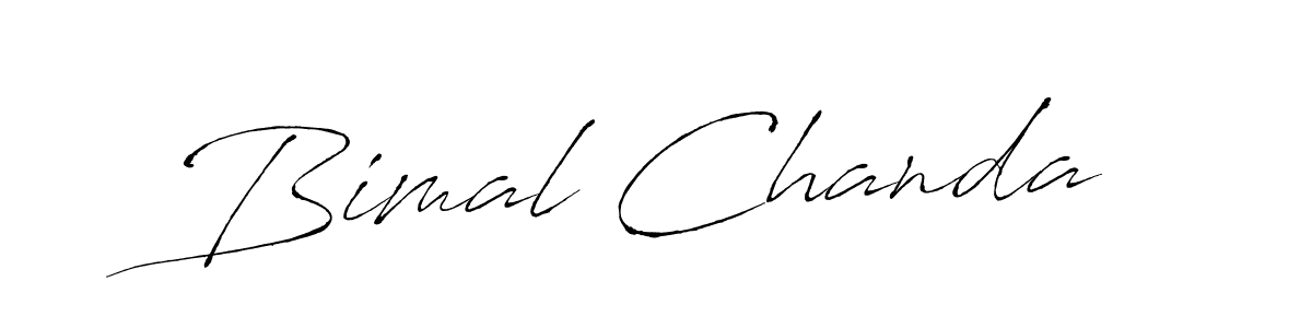 How to make Bimal Chanda name signature. Use Antro_Vectra style for creating short signs online. This is the latest handwritten sign. Bimal Chanda signature style 6 images and pictures png