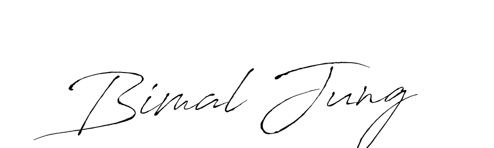 It looks lik you need a new signature style for name Bimal Jung. Design unique handwritten (Antro_Vectra) signature with our free signature maker in just a few clicks. Bimal Jung signature style 6 images and pictures png