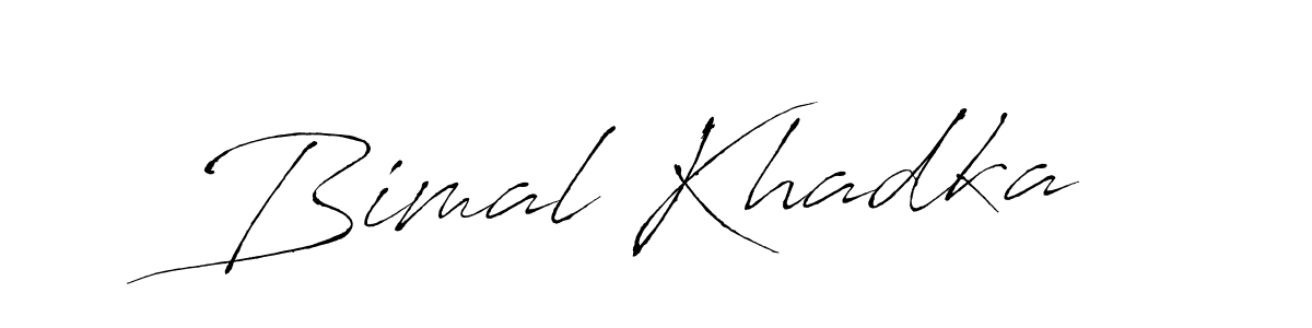 You should practise on your own different ways (Antro_Vectra) to write your name (Bimal Khadka) in signature. don't let someone else do it for you. Bimal Khadka signature style 6 images and pictures png