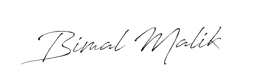 How to make Bimal Malik name signature. Use Antro_Vectra style for creating short signs online. This is the latest handwritten sign. Bimal Malik signature style 6 images and pictures png