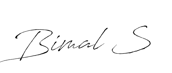 Similarly Antro_Vectra is the best handwritten signature design. Signature creator online .You can use it as an online autograph creator for name Bimal S. Bimal S signature style 6 images and pictures png