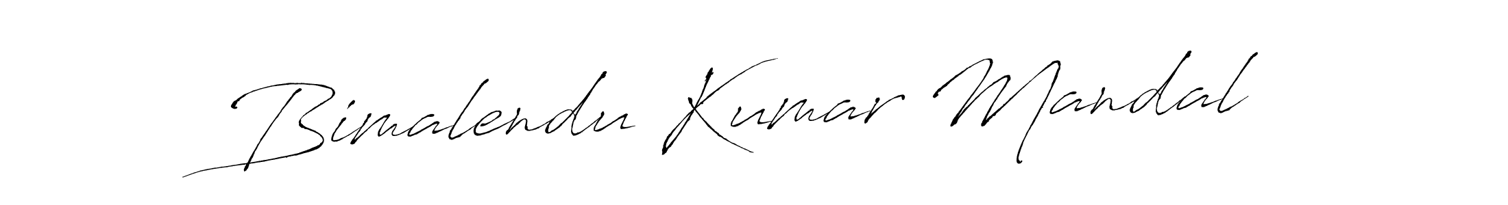 How to make Bimalendu Kumar Mandal signature? Antro_Vectra is a professional autograph style. Create handwritten signature for Bimalendu Kumar Mandal name. Bimalendu Kumar Mandal signature style 6 images and pictures png